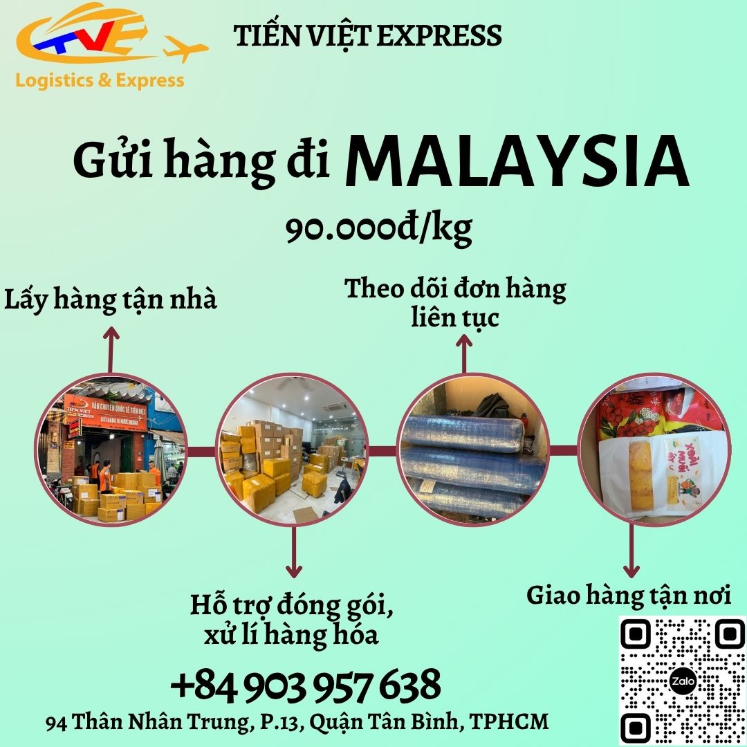 Gửi hàng đi Malaysia - Tiến Việt Express